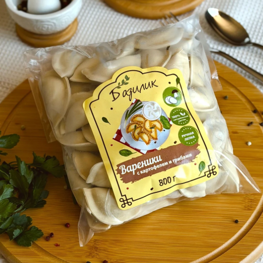 С картофелем и грибами
