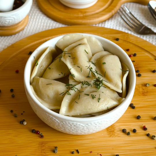 С картофелем и грибами